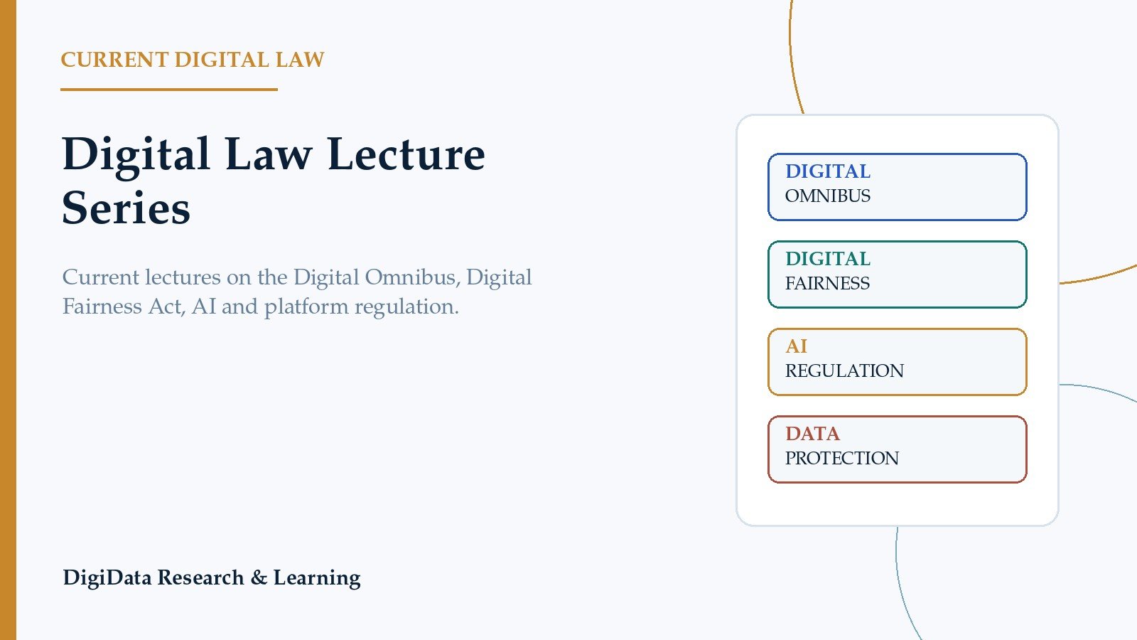 Digital Law Lecture Series preview